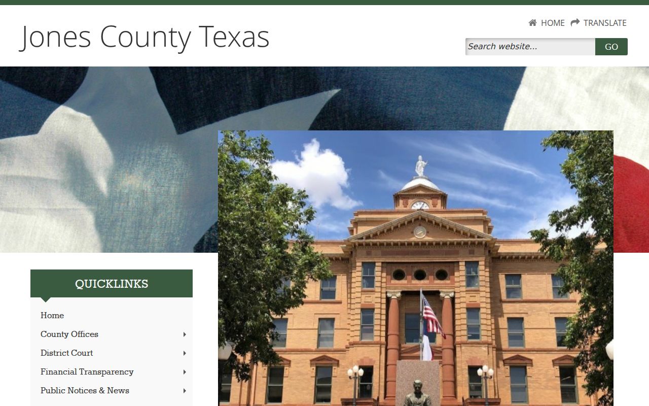 Jones County criminal records courthouse information